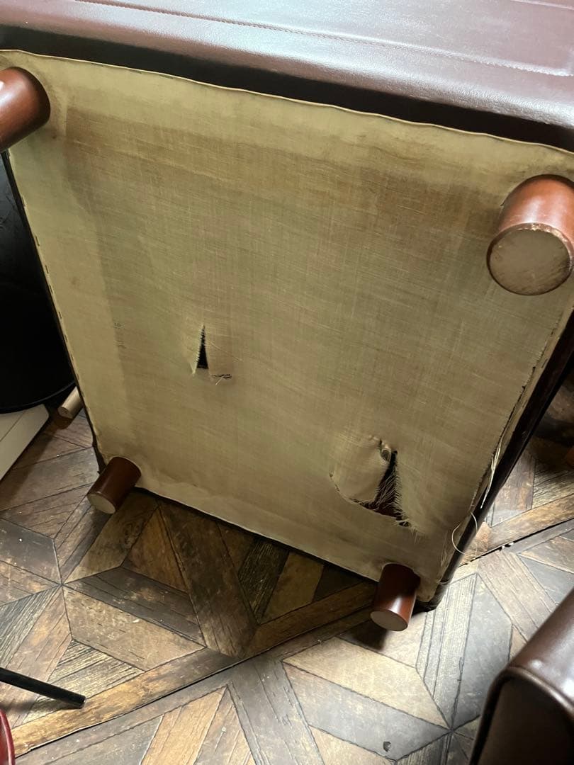 カリモク家具 1人掛けソファ シングル アンティーク 昭和レトロ 応接