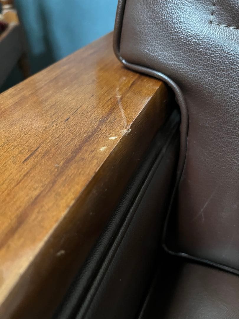 カリモク家具 1人掛けソファ シングル アンティーク 昭和レトロ 応接