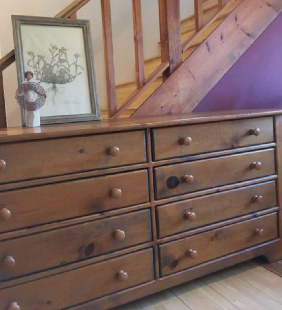 パイン材　無垢材　チェスト　vintage chest ペニーワイズ　コスガ