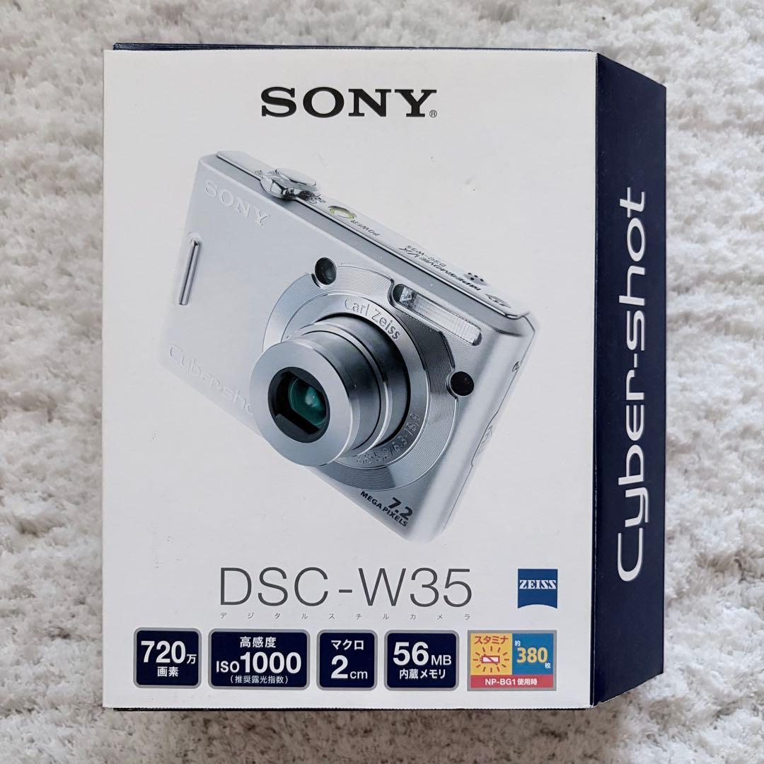 美品【動作品】SONY ソニー Cyber-Shot DSC-W35 シルバー