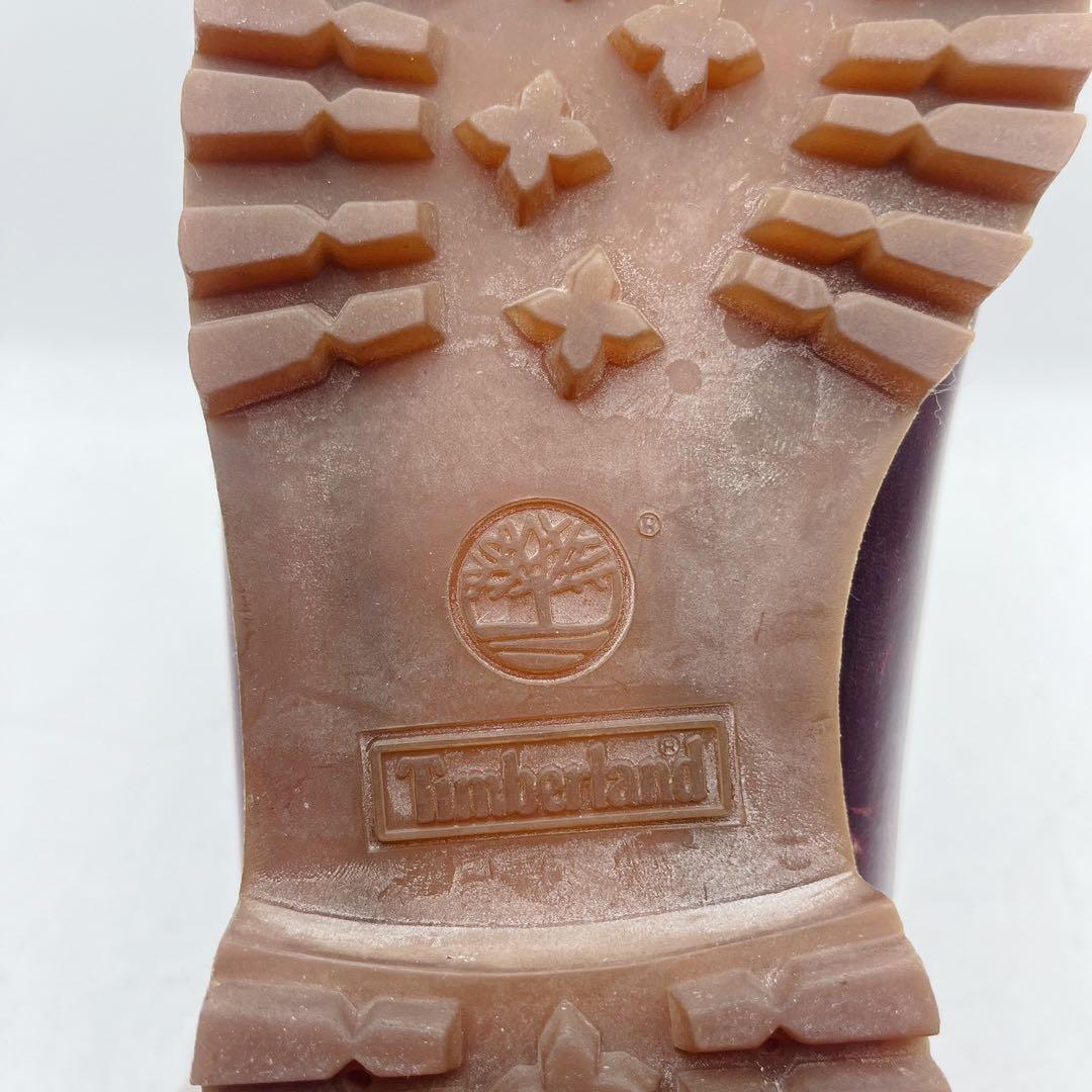 最安値❗️ ティンバーランド 3アイ デッキシューズ 9.5W バーガンディ