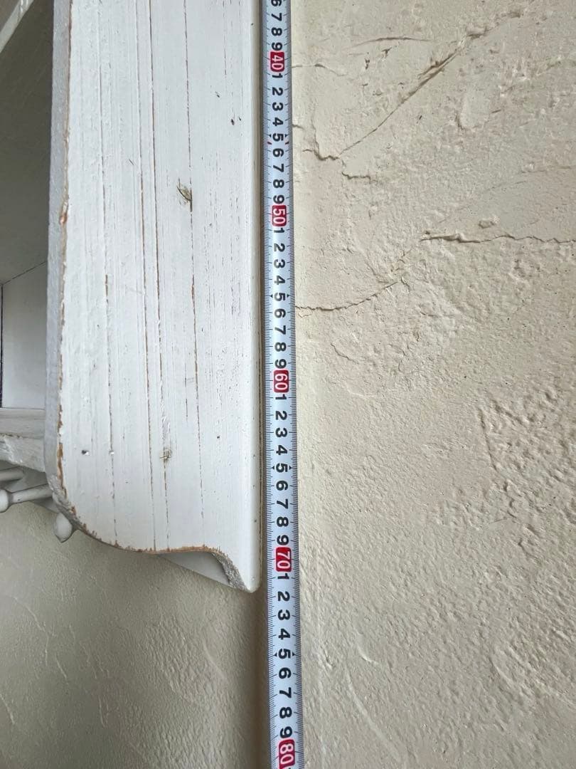 壁掛け木製シェルフ　アンティーク風