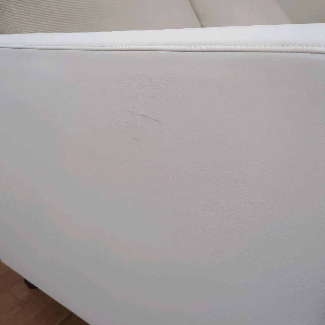 ニトリ ノアークIV カウチソファ アイボリー Nシールド 【直接取引限定】