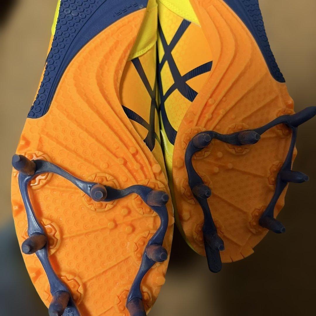 美品ASICS EFFORT 13 スパイクシューズ 27.5cm