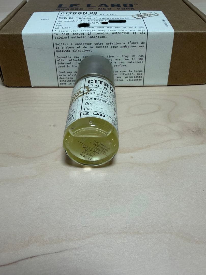【Aillxs】Le Labo CITRON28 15ml 韓国限定