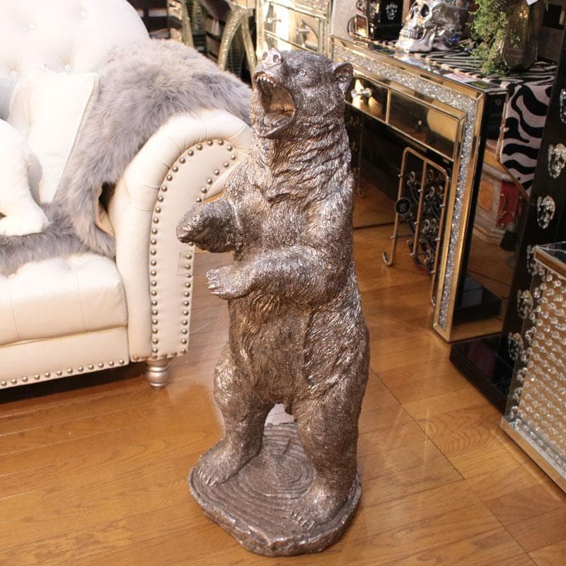 スタンディングベア 置物 熊 大型インテリアオブジェ 143-138-020