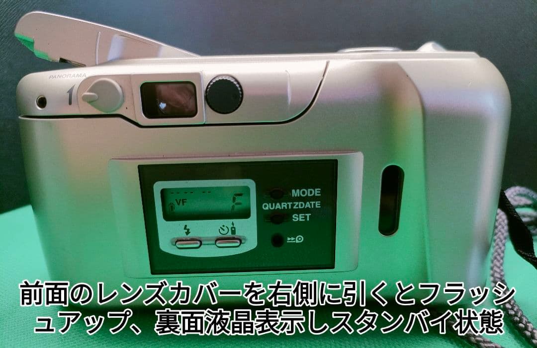 ☆美品☆OLYMPUS　µ-Ⅱ 115VF コンパクトフィルムカメラ　新品電池有