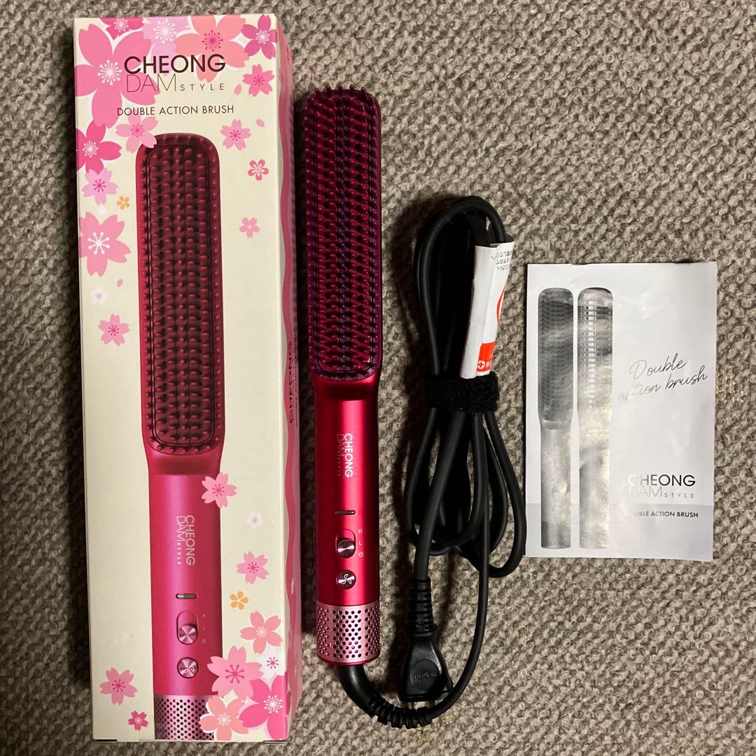 【お値下げ】チョンダムスタイル　ダブルアクションブラシ(マゼンダピンク)