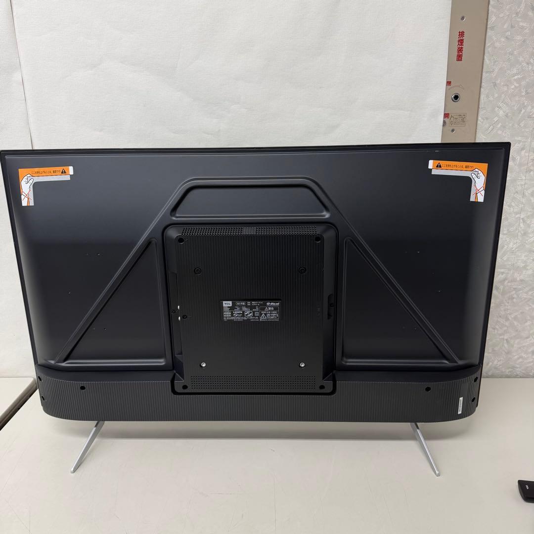 4K TCL 大画面液晶テレビ 本体　43P618 リモコン付き