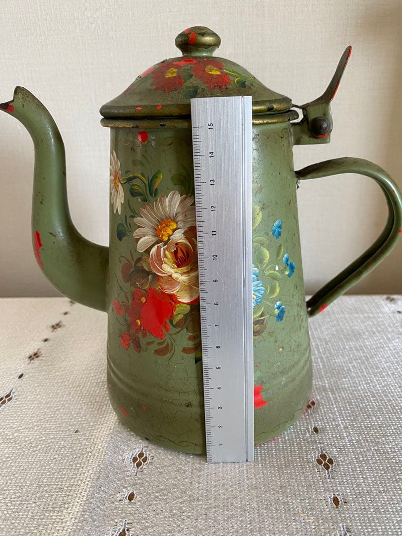 アンティークホーローポット パリ蚤の市