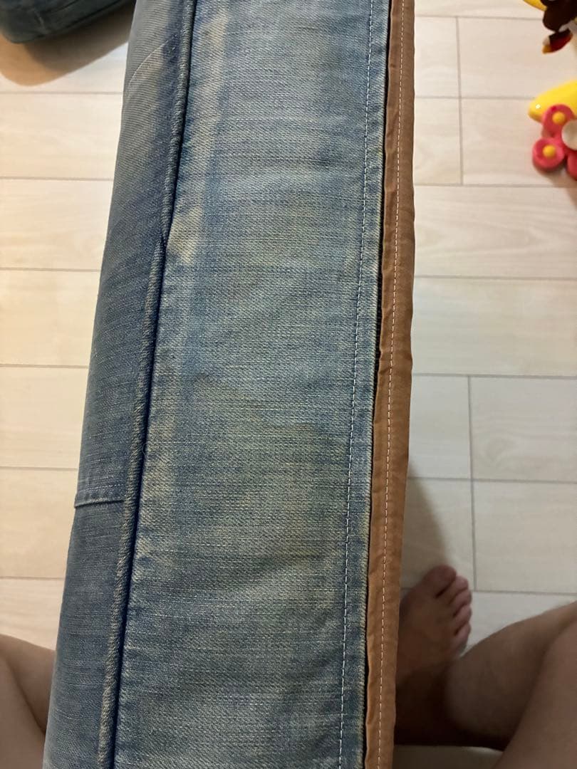 WTW 1シーターTISMO ティズモ　デニムソファ　1人掛け　シングル