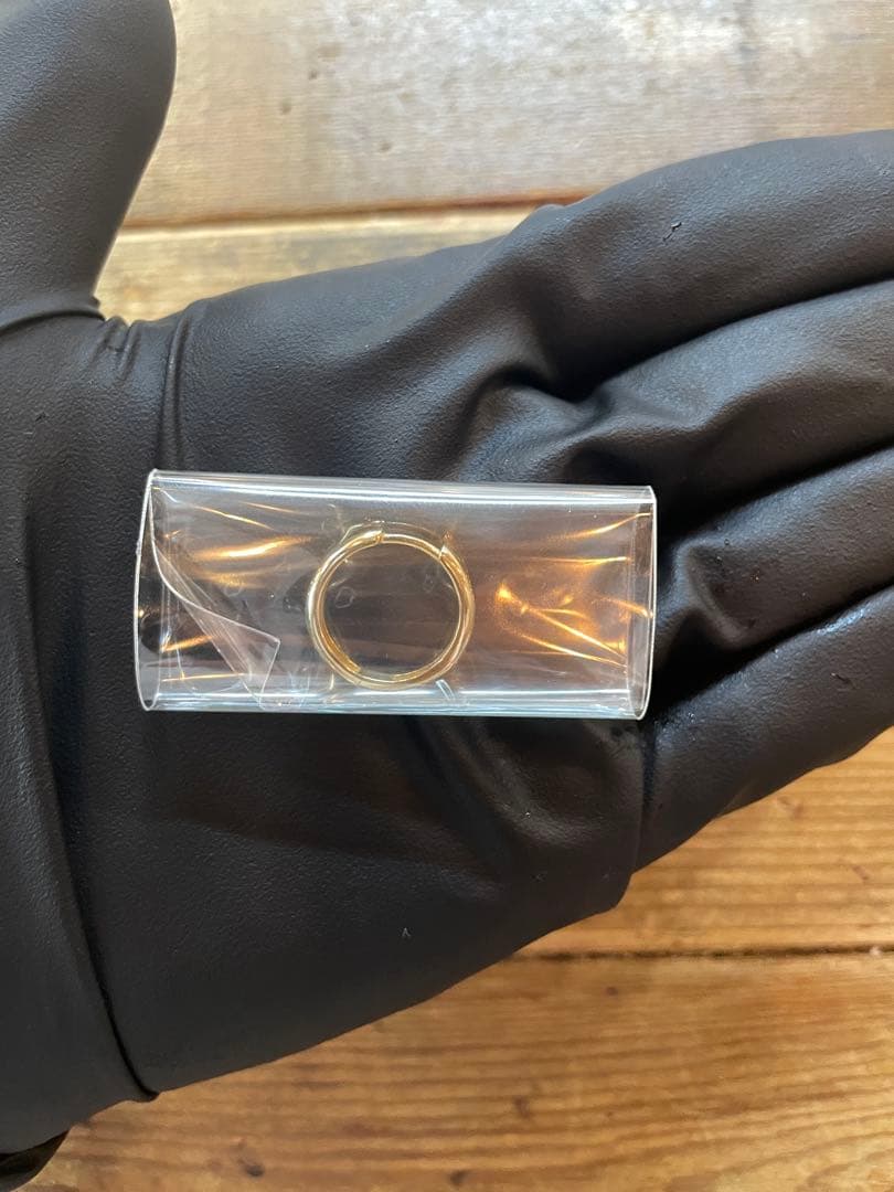 AVALANCHE ゴールドリングピアス未使用　17mm 10k