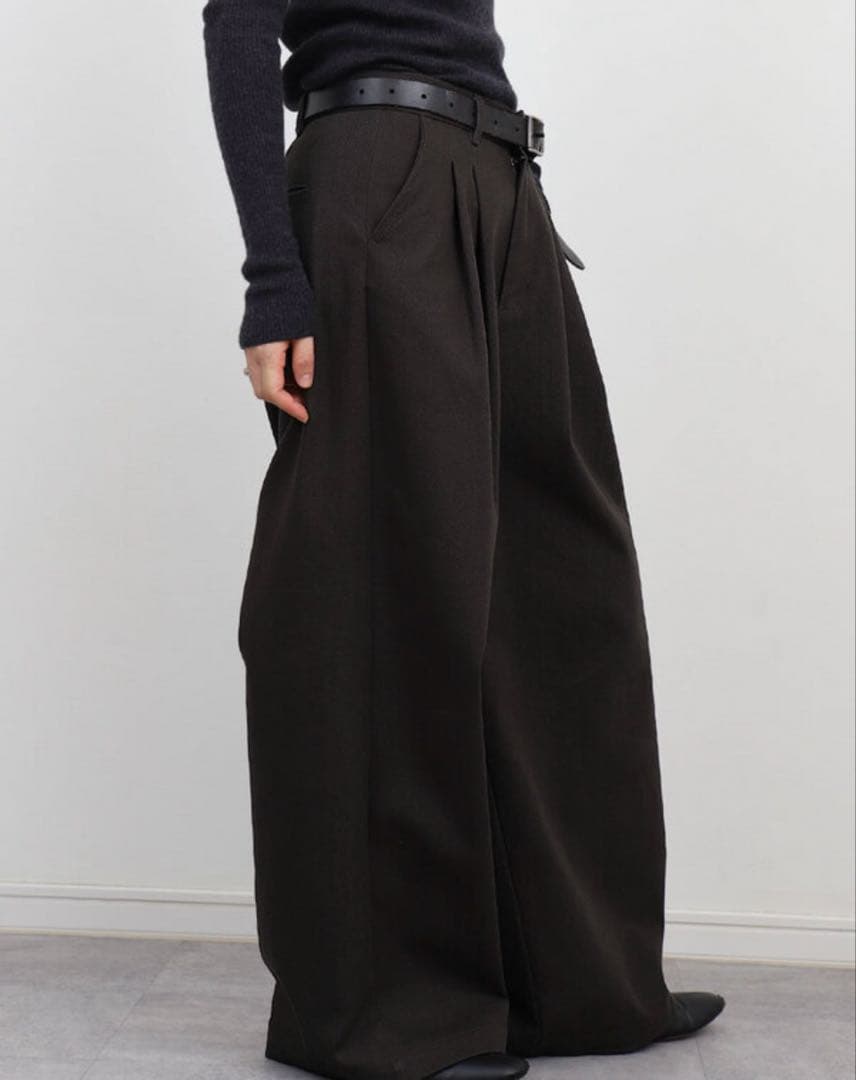 ★あいさん★【horme】ホルメ ルーズワイドイージーチノパンツ