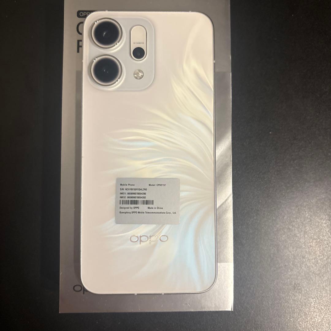 OPPO Reno14 12GB256GB オパールホワイト 新品同様品