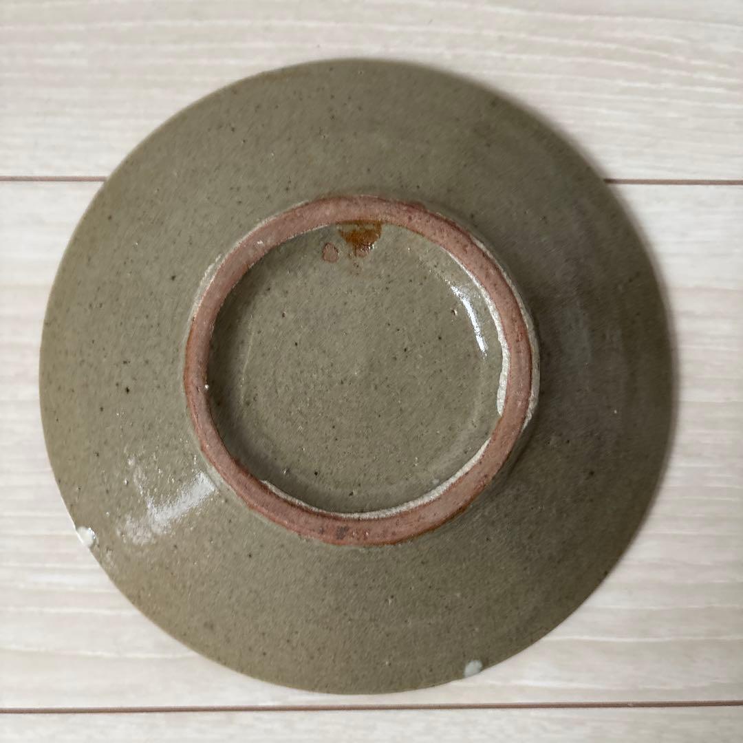 濱田庄司 流掛鉄絵皿