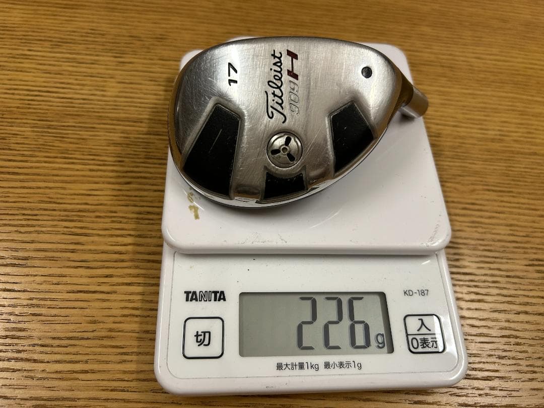 タタイトリスト９０９H　ヘッドのみ　４個セット　15°１７°19°21°