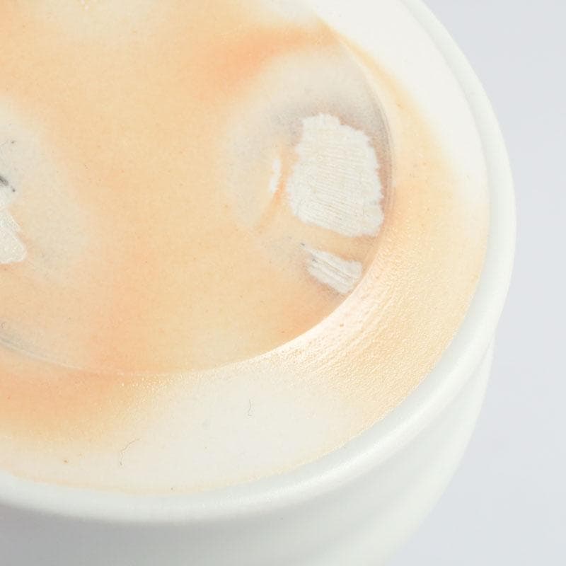 美濃焼　木欒字窯　清水久伸作　爵杯　高杯　共箱　V　9887