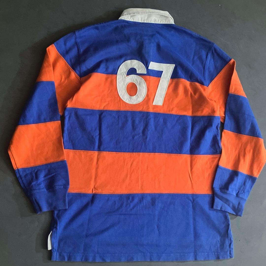 レアカラー◎90s00s ラルフローレン　ラガーシャツ　vintage カニエ