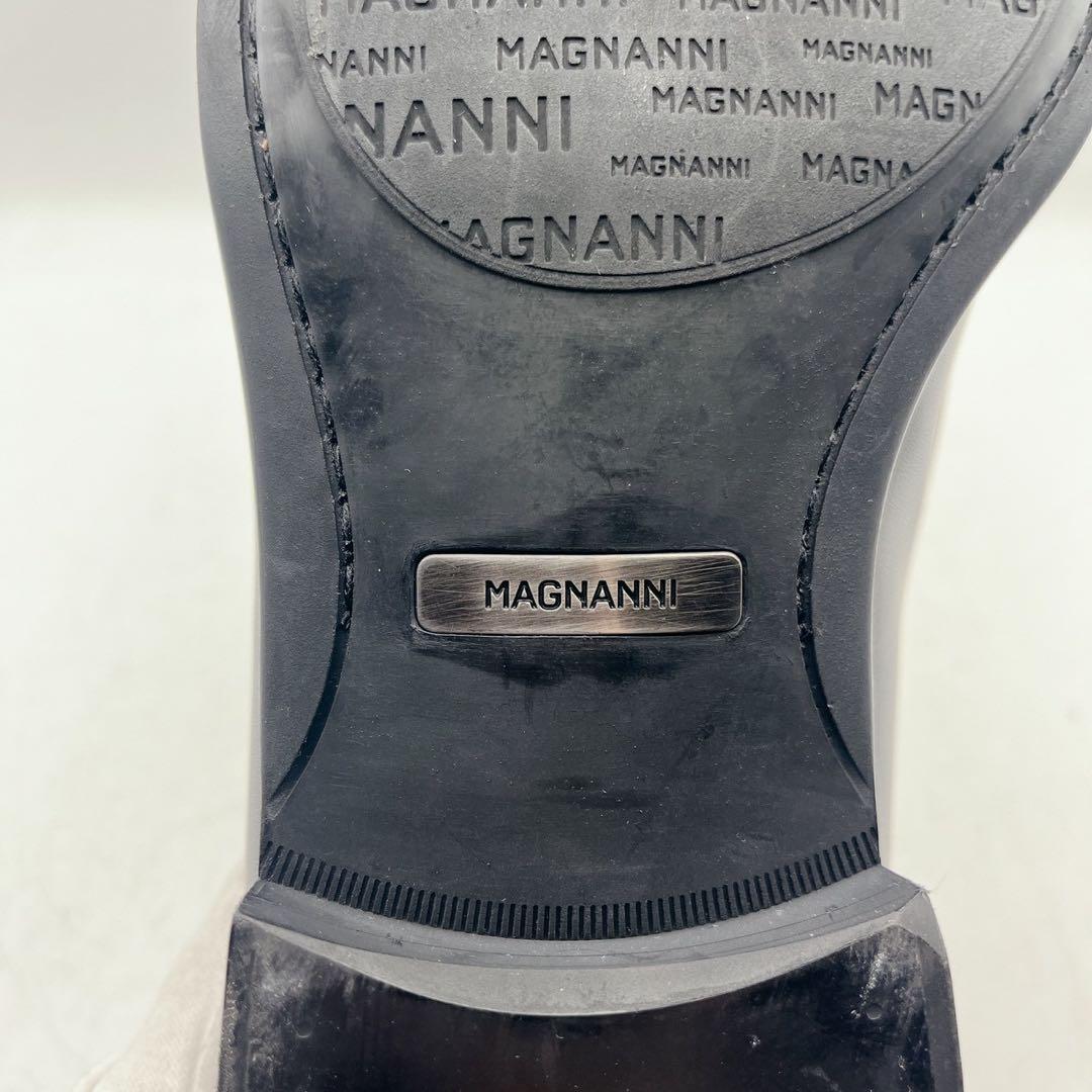 美品✨MAGNANNI マグナーニ ローファー 本革 メンズ 黒 42