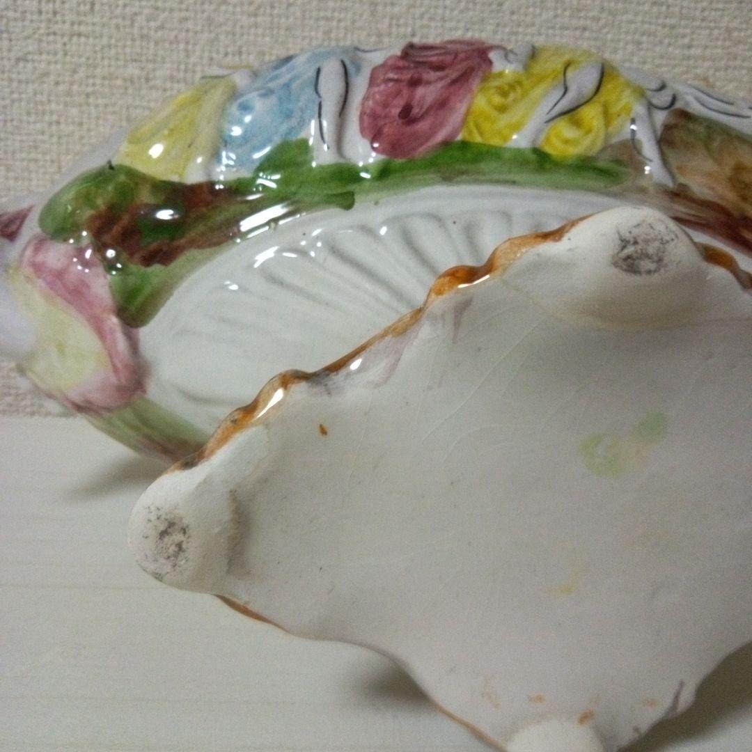 CAPODIMONTEカポディモンテ　イタリア陶器　ヴィンテージ　花瓶