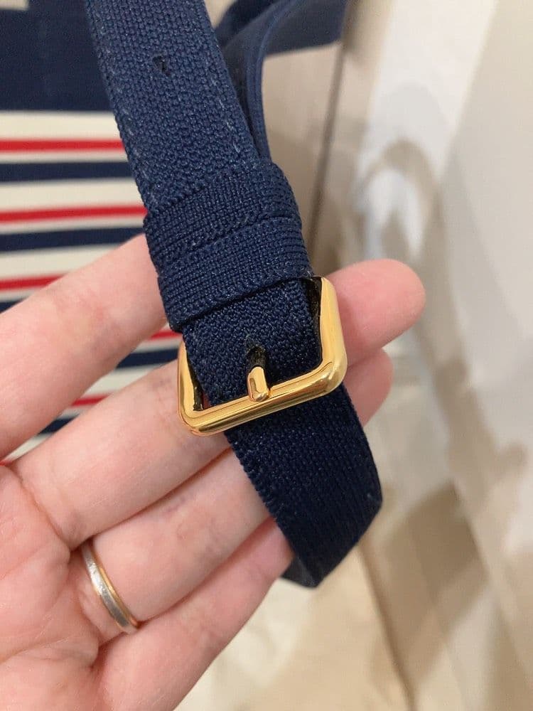 美品　MARNI マルニ　ジャガード　ボーダー　ハンドトートショルダーバッグ