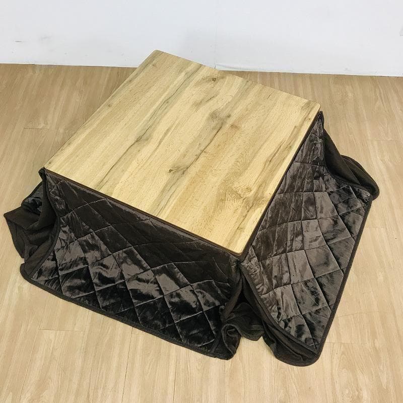 【12月限定特価】【新品】☆折れ脚布団付きこたつ68☆天板リバーシブル