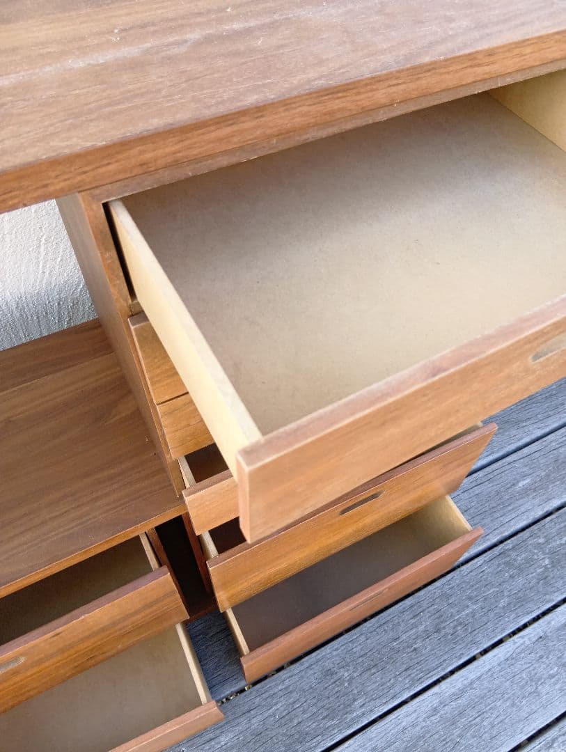 スタッキングシェルフ　木製ラック 無印 ウォールナット