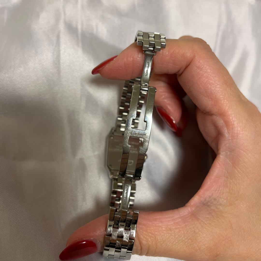 Cartier サントスドゥモアゼル　ピンクシェル　ステンレススチール 時計