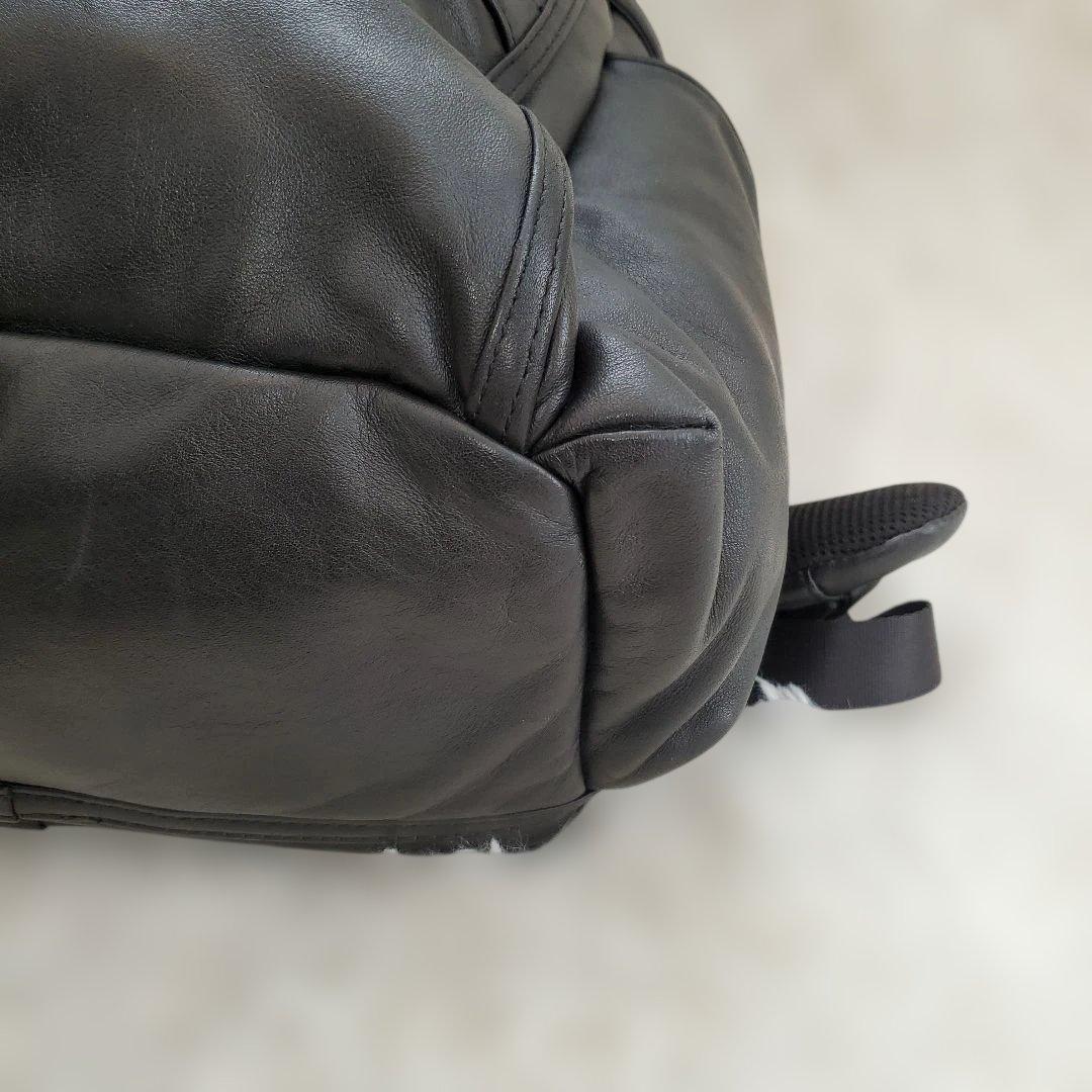 ⭐良品⭐TUMI ブラック オールレザー ビジネスバッグ バックパック