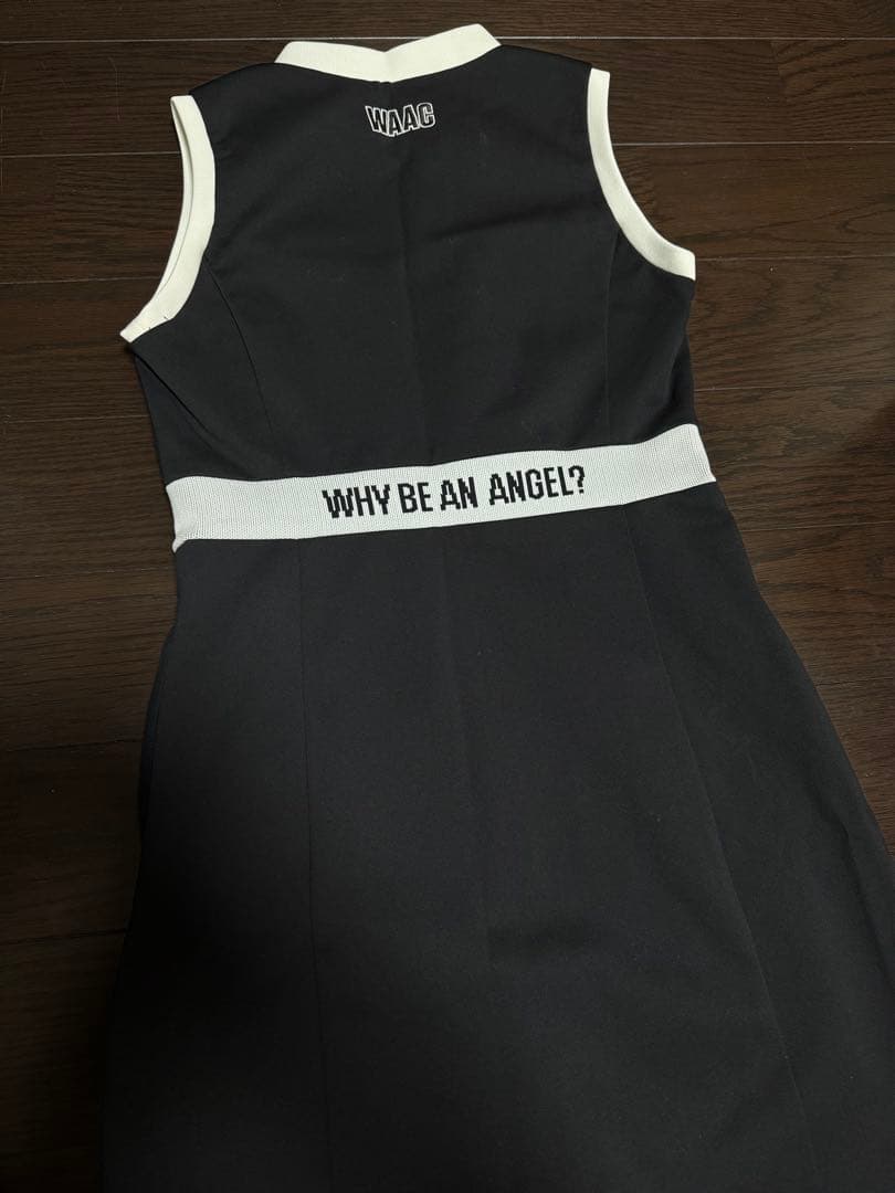 WAAC ノースリーブワンピース　黒