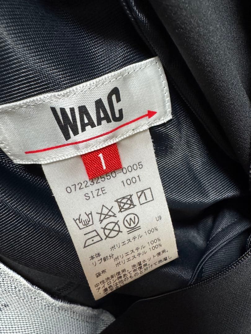 WAAC ノースリーブワンピース　黒