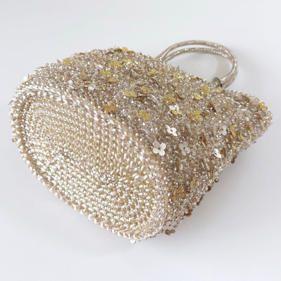 現行品　未使用　アンテプリマ　フィオリトゥーラ　バスケット　シルバーゴールド