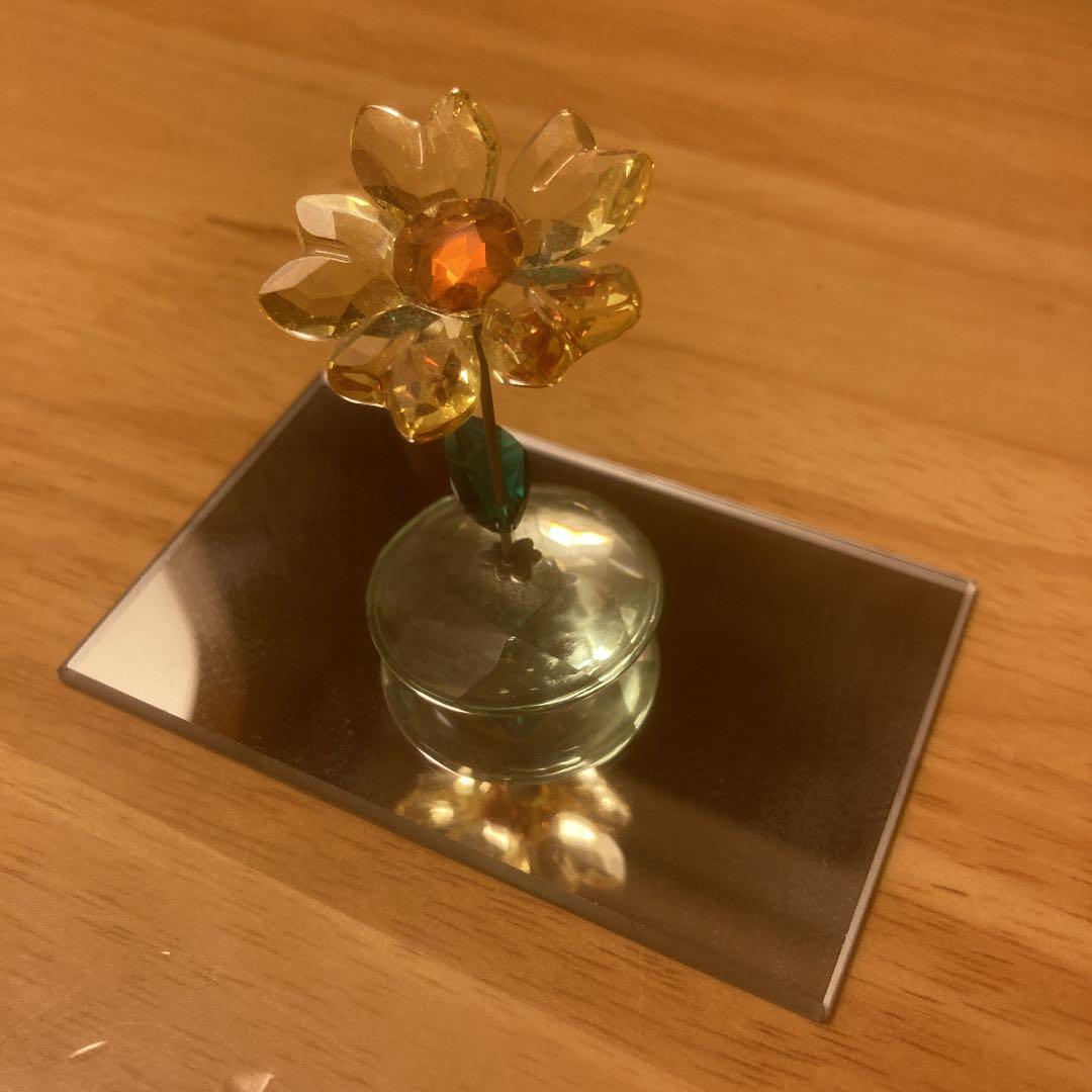 スワロフスキー ロッキング フラワー ヒマワリ