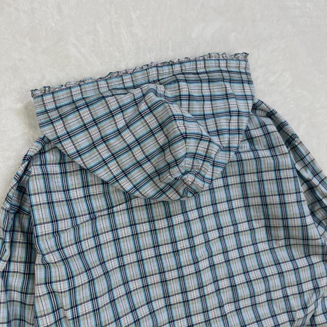 PINK HOUSE　フード付きチェックシャツ　長袖　金子功　ブラウス