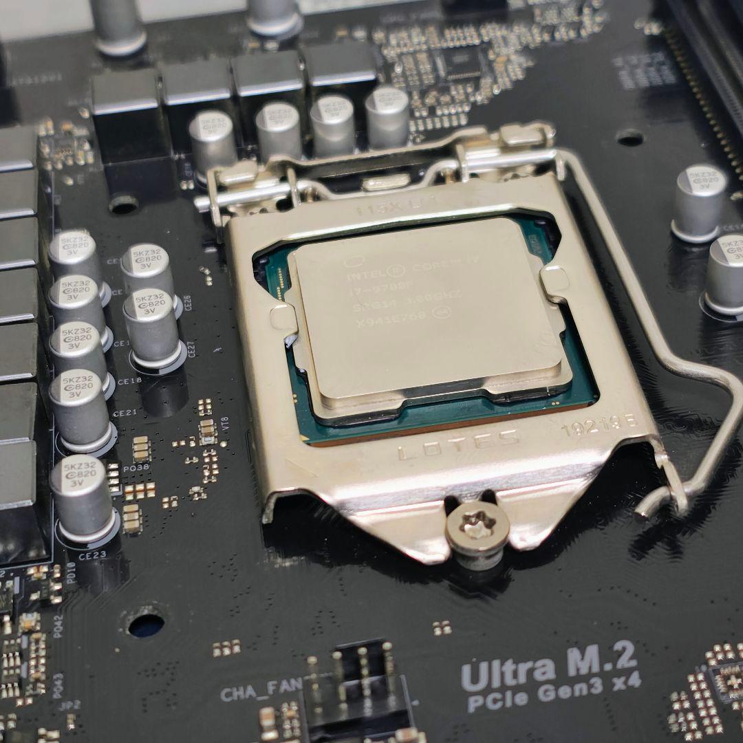 CPU Intel Core i7 9700F ＆ マザーボード セット