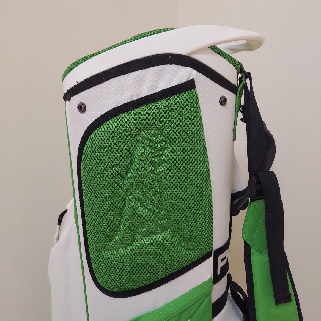 【R)】 PING ピン キャディバッグ 軽量 グリーン/ホワイト ★美品