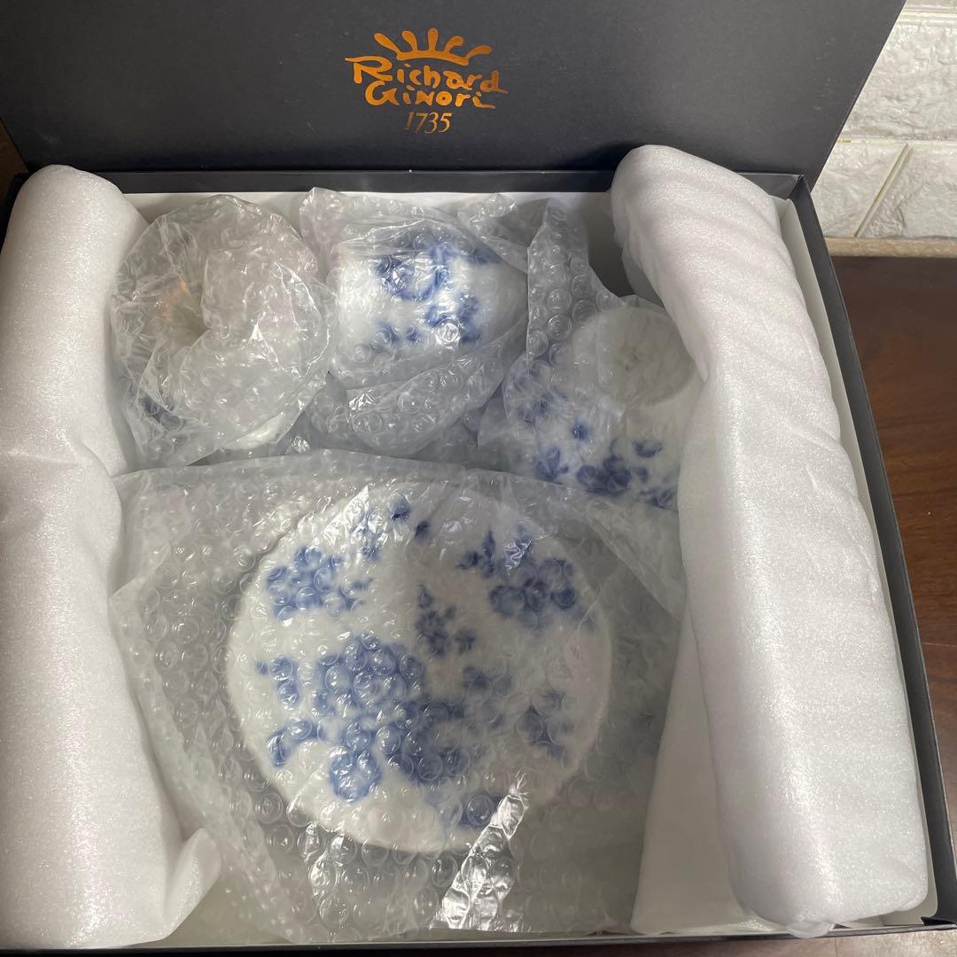 お値下げ中！リチャードジノリ　ベッキオ　ローズブルー　6点セット