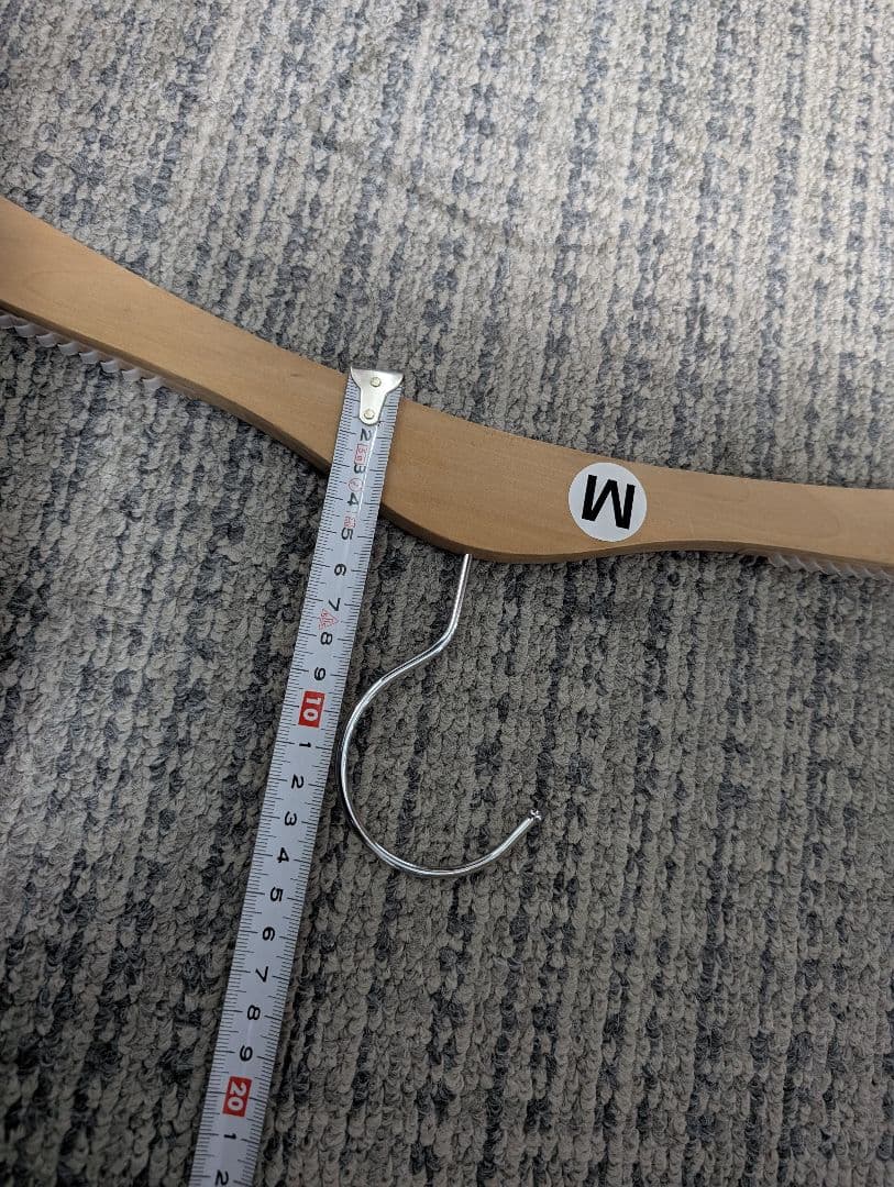 平ハンガー　木製ハンガー　平型木製ハンガー　和装用ハンガー　35本 まとめ売り