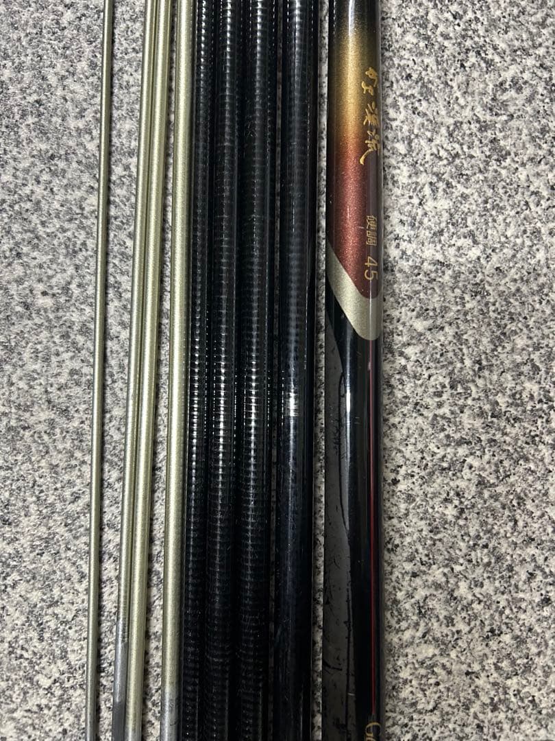 【ジャンク】がまかつ　がま渓流　硬調　45 multi flex