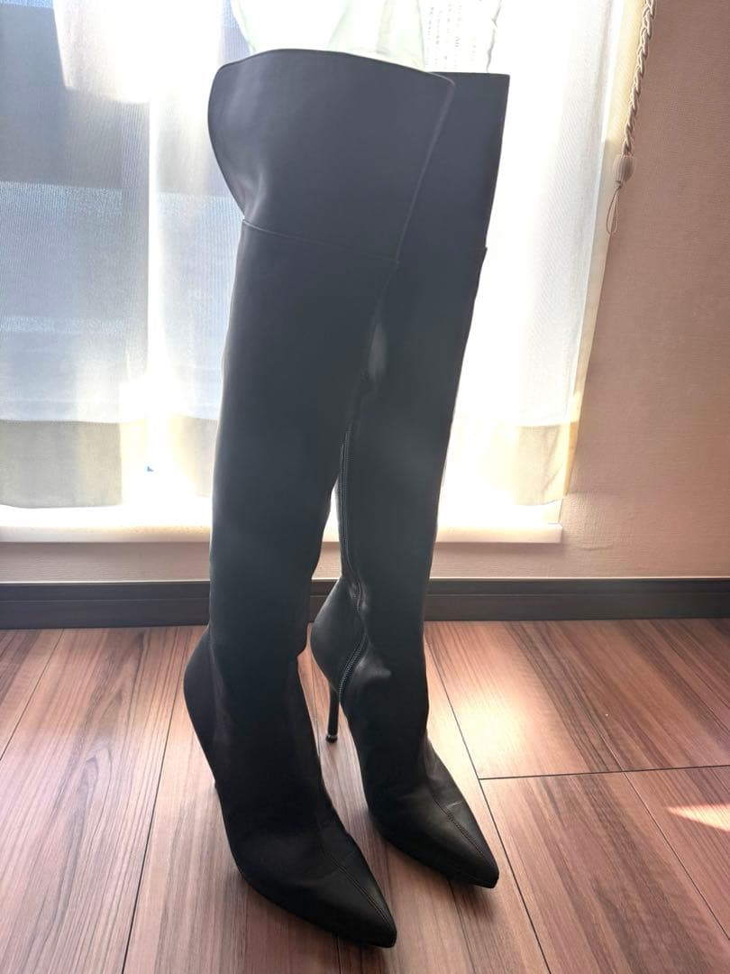 【美品】COMEX 美脚 ニーハイブーツ