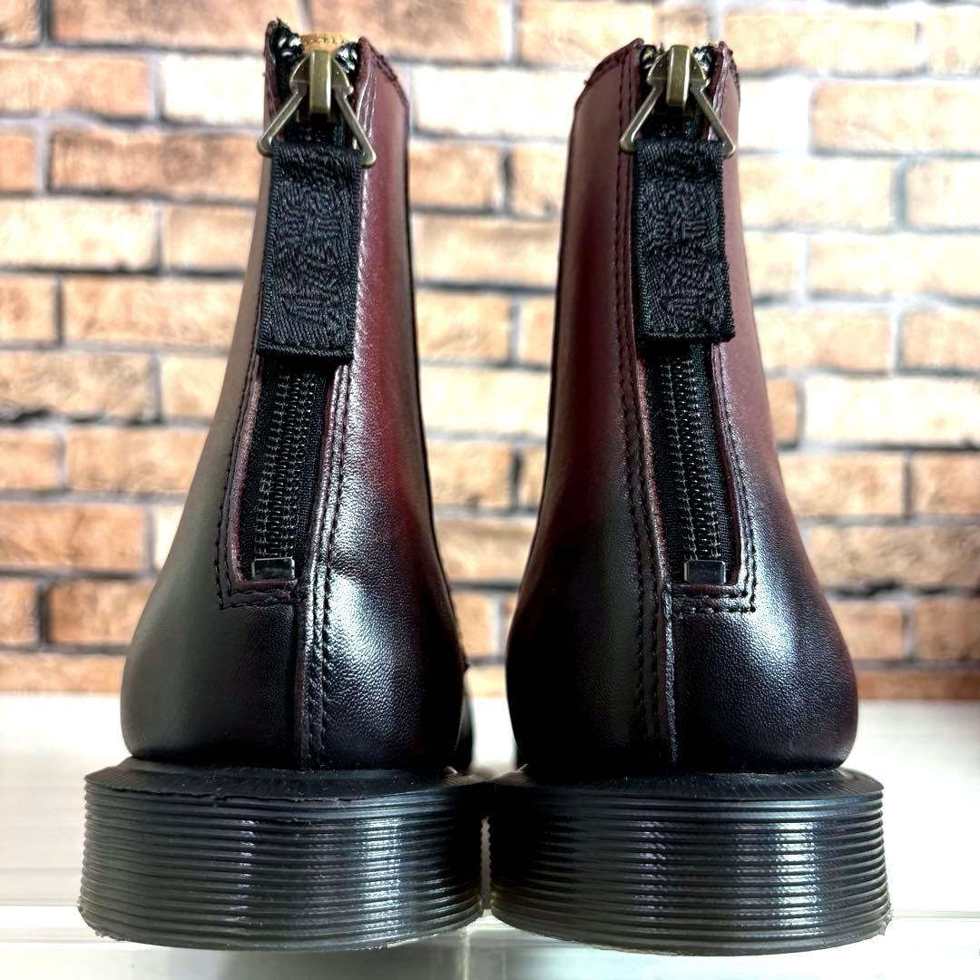 美品■ドクターマーチン■サイドゴアブーツ✨ZILLOW バックジップ チェルシー