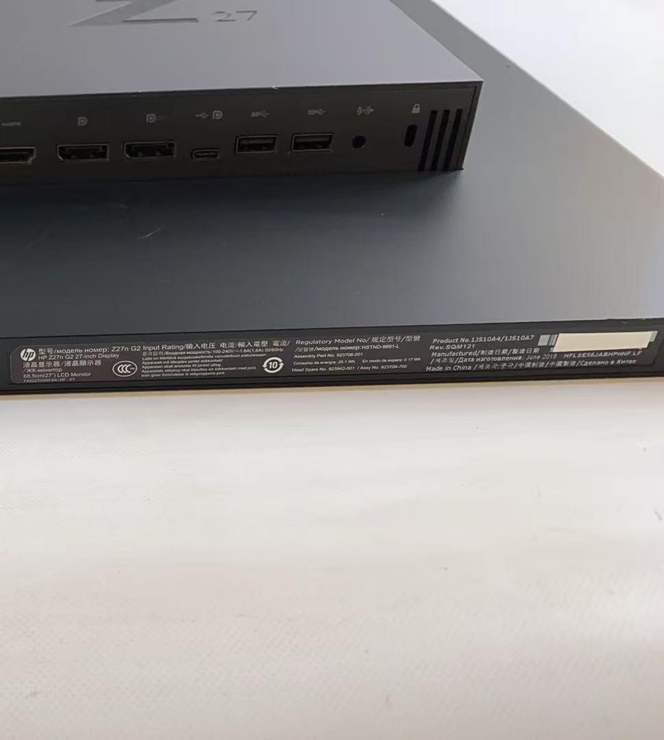HP Z27n G2 27インチ 2k モニター Type-C