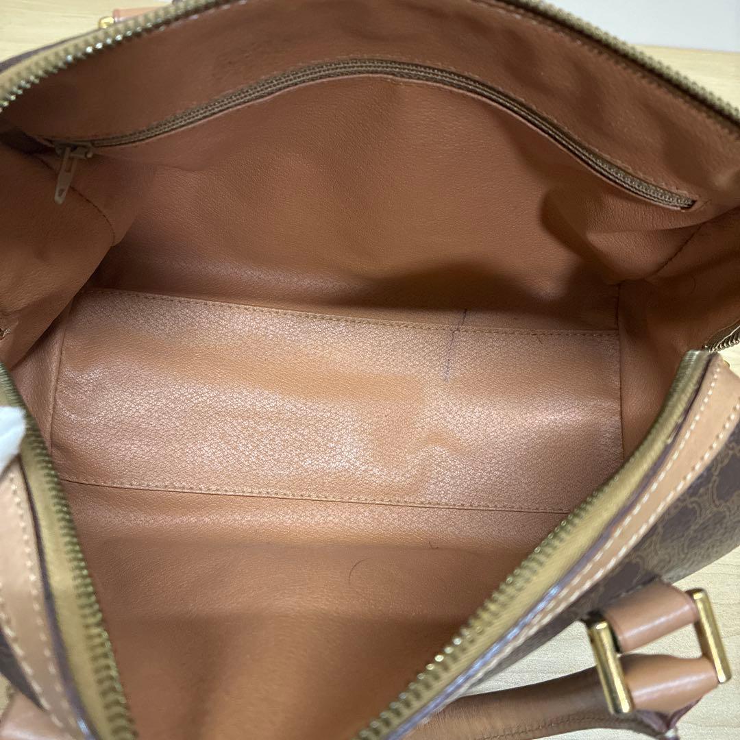 CELINE セリーヌ　マカダム柄　ハンドバッグ　ミニボストン