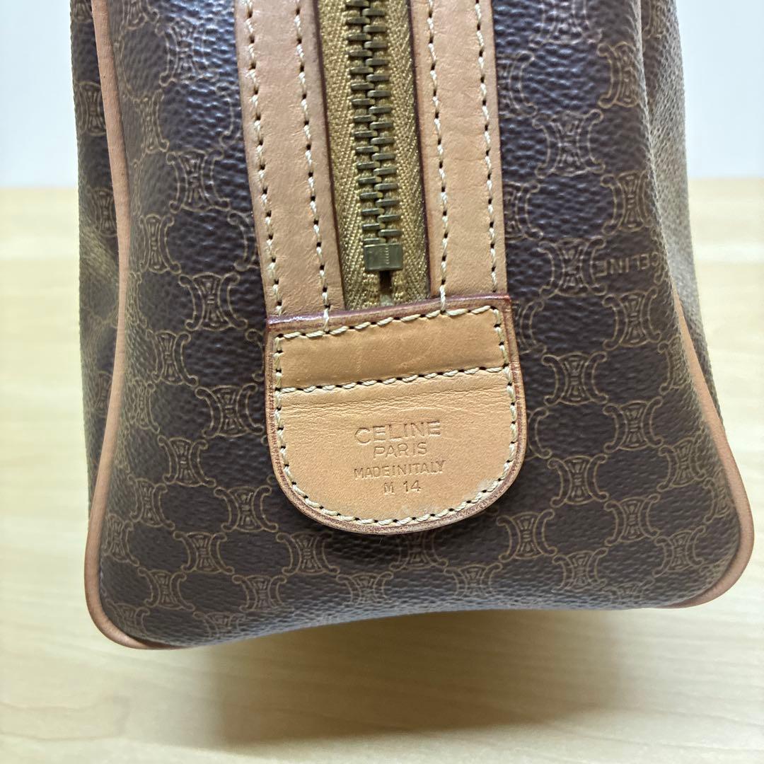 CELINE セリーヌ　マカダム柄　ハンドバッグ　ミニボストン