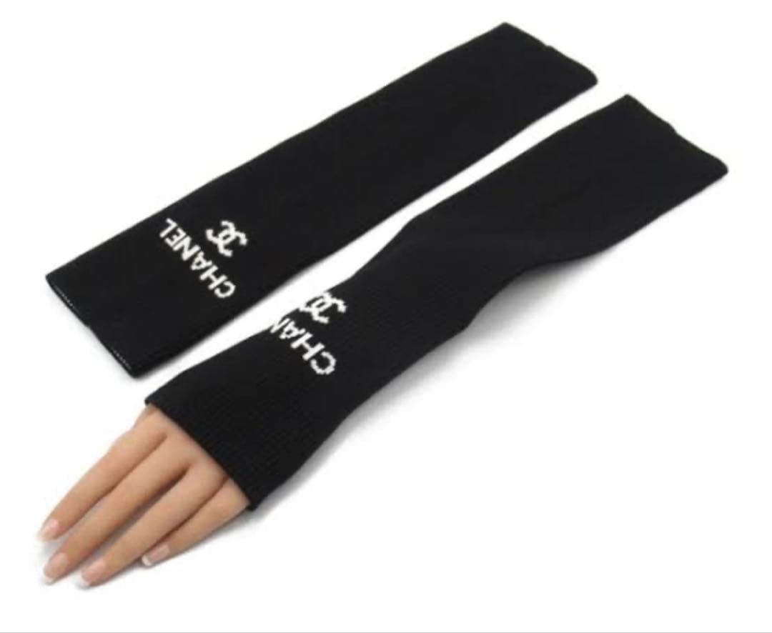 CHANEL 新品未使用品　シャネル レッグウォーマー ゲートルソックス 黒
