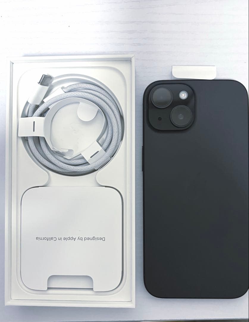 【2024年11月購入】Apple iPhone 15 ブラック