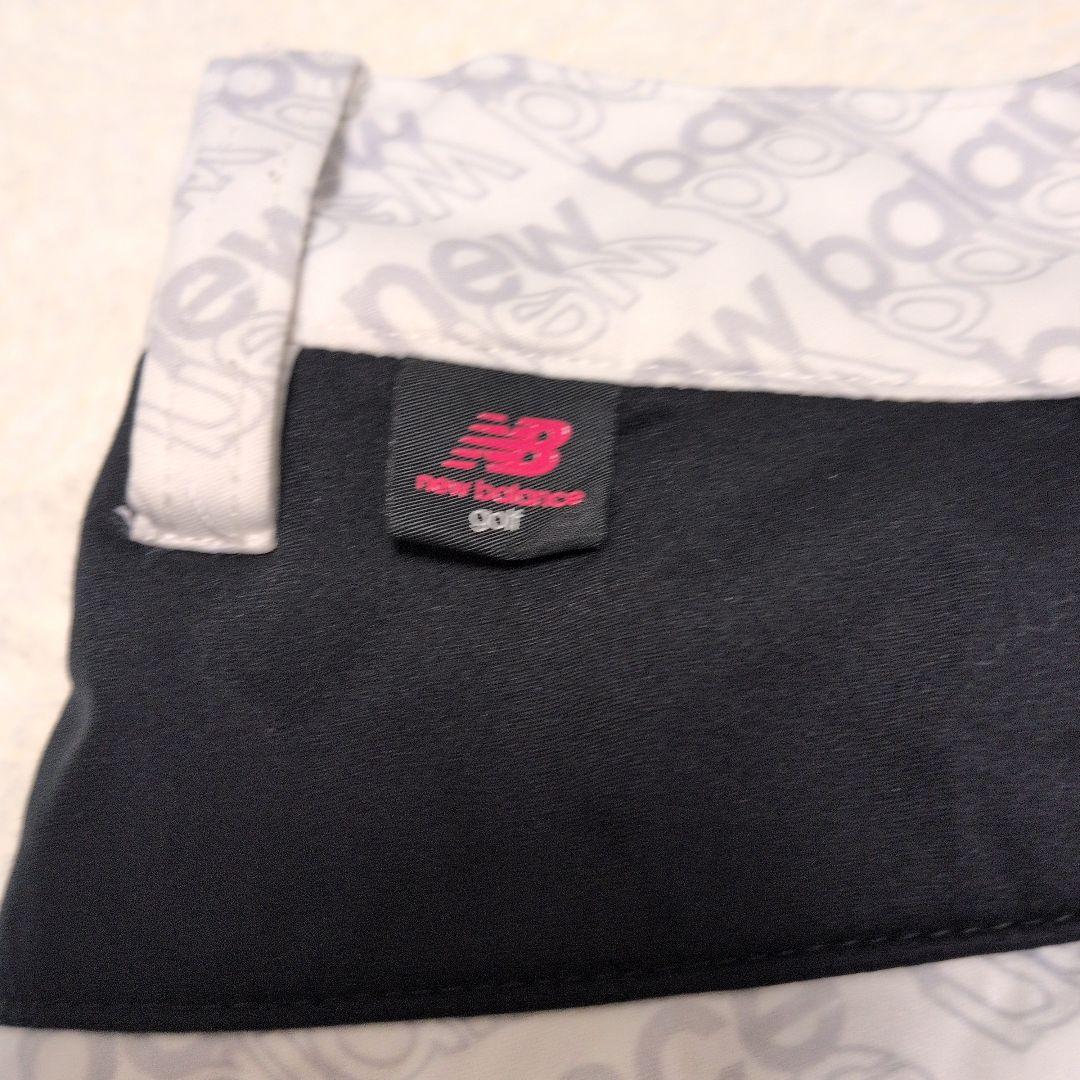 ニューバランス ゴルフ 中綿パンツ 総柄 白×黒 5サイズ L