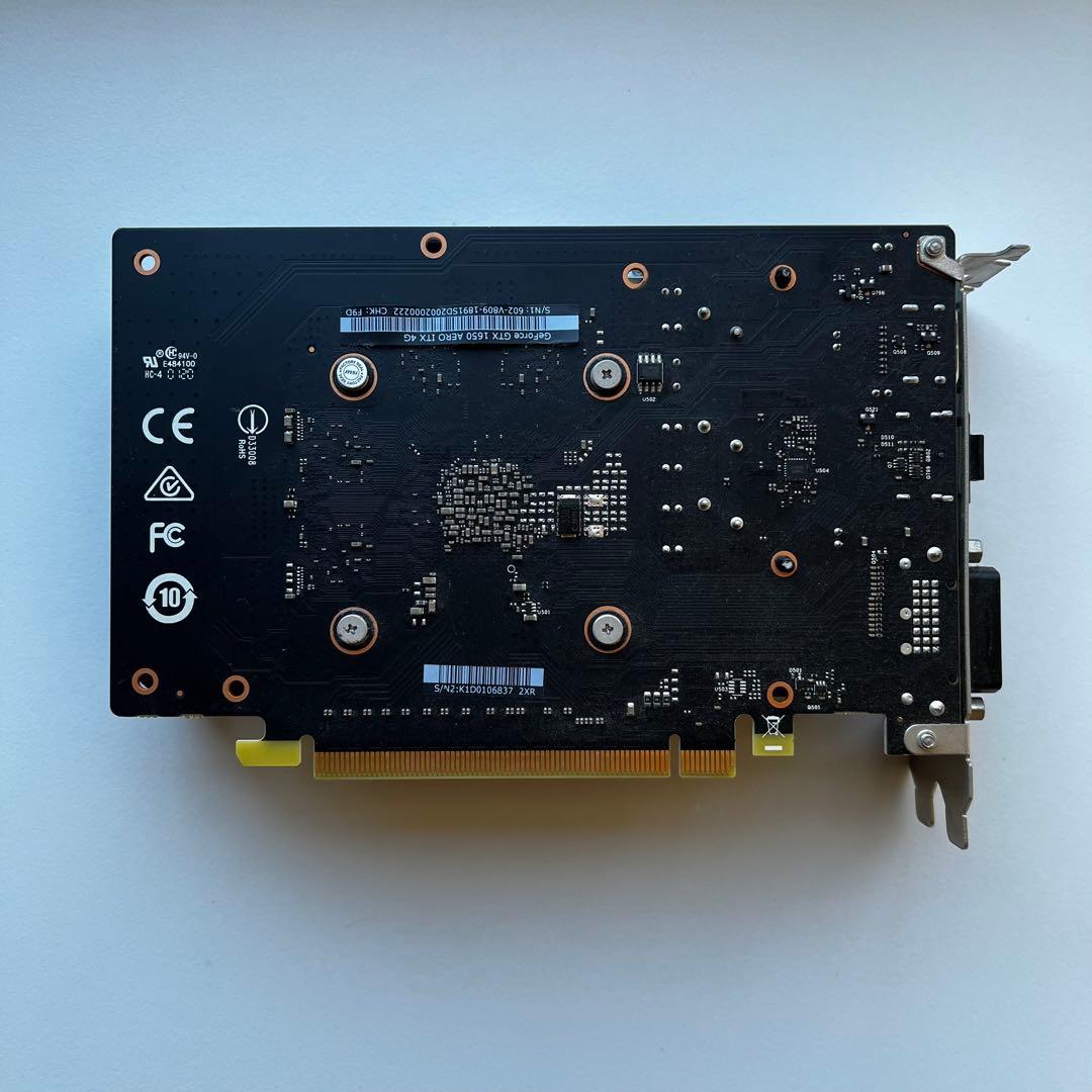 MSI GeForce GTX 1650 AERO 4G ITX グラボ