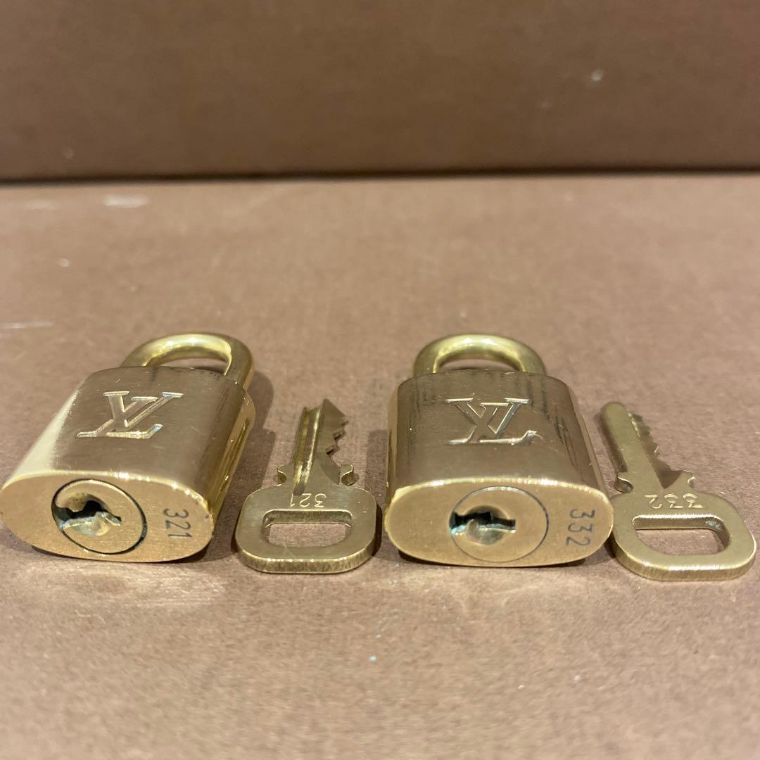 L00160 ルイヴィトン　パドロック　10セット　カデナ　南京錠　鍵