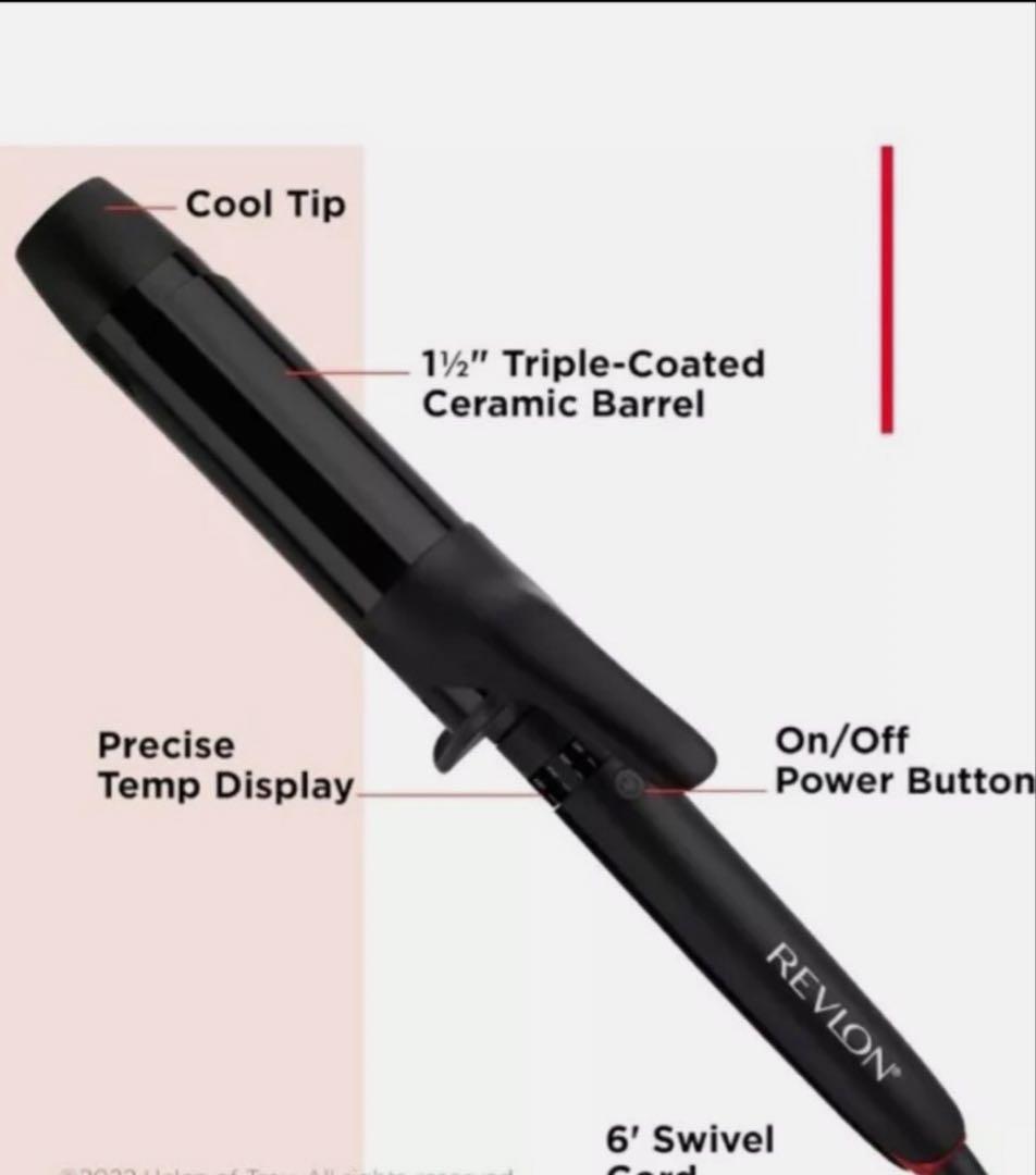 【美品】REVLON カールヘアアイロン